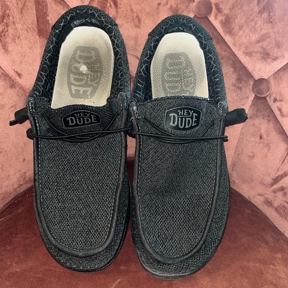 Hey Dude Other - HEY DUDE Wally Sox Wide width in Micro Total Black